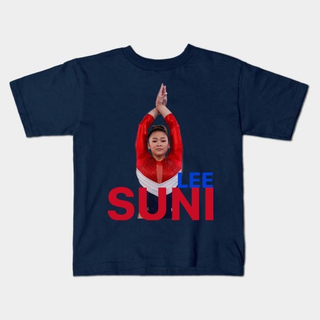 Sunisa Lee Kids T-Shirt by GymFan